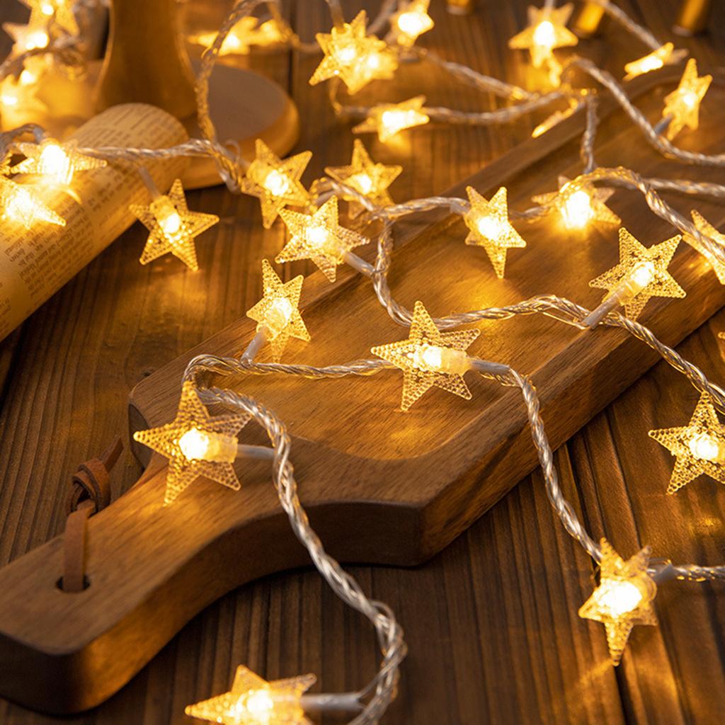 Star USB String Light Room Decoration Christmas Holiday Party Light Outdoor Camping Decorative Modeling Hanging Lamp