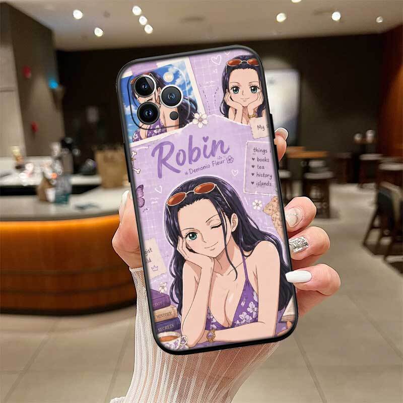 One Piece Nico Robin Phone Case for Samsung S20 S21 S21S S22 S23 S24 FE Ultra Plus Lite F06 F16 M06 M16 M56 A07 A17 A36 A37 A55 A57