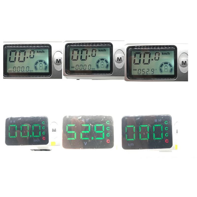 Ebike LCD Throttle Cruise Power Switch Power Lock with Speedometer36V/48V/60V
