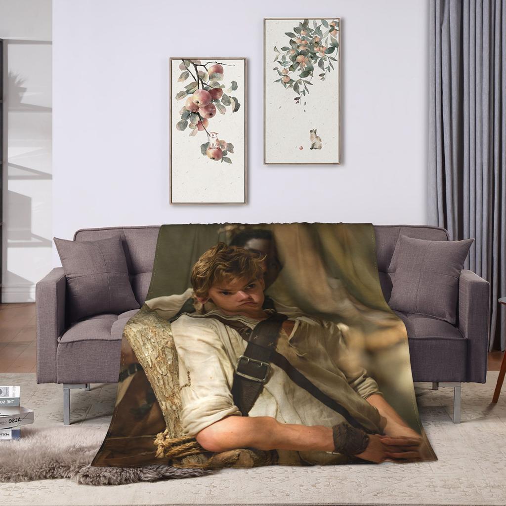 The Maze Runner Coperta Morbida Calda Newt X Thomas Viaggio Ufficio Coperta Morbida in Peluche Divano Sedia Coperta da Letto in Flanella Copri Divano Letto