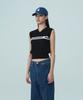 Rest&Recreation Double Line Knit Vest - Black