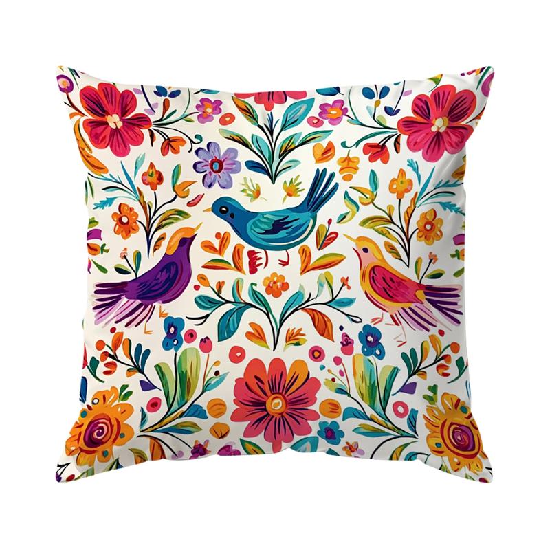 Mexican Ethnic Style Cushions Pillowcase Printed Polyester 45x45cm Throw Pillow Cover Decorative Sofa Cushion Pillowslip Decor