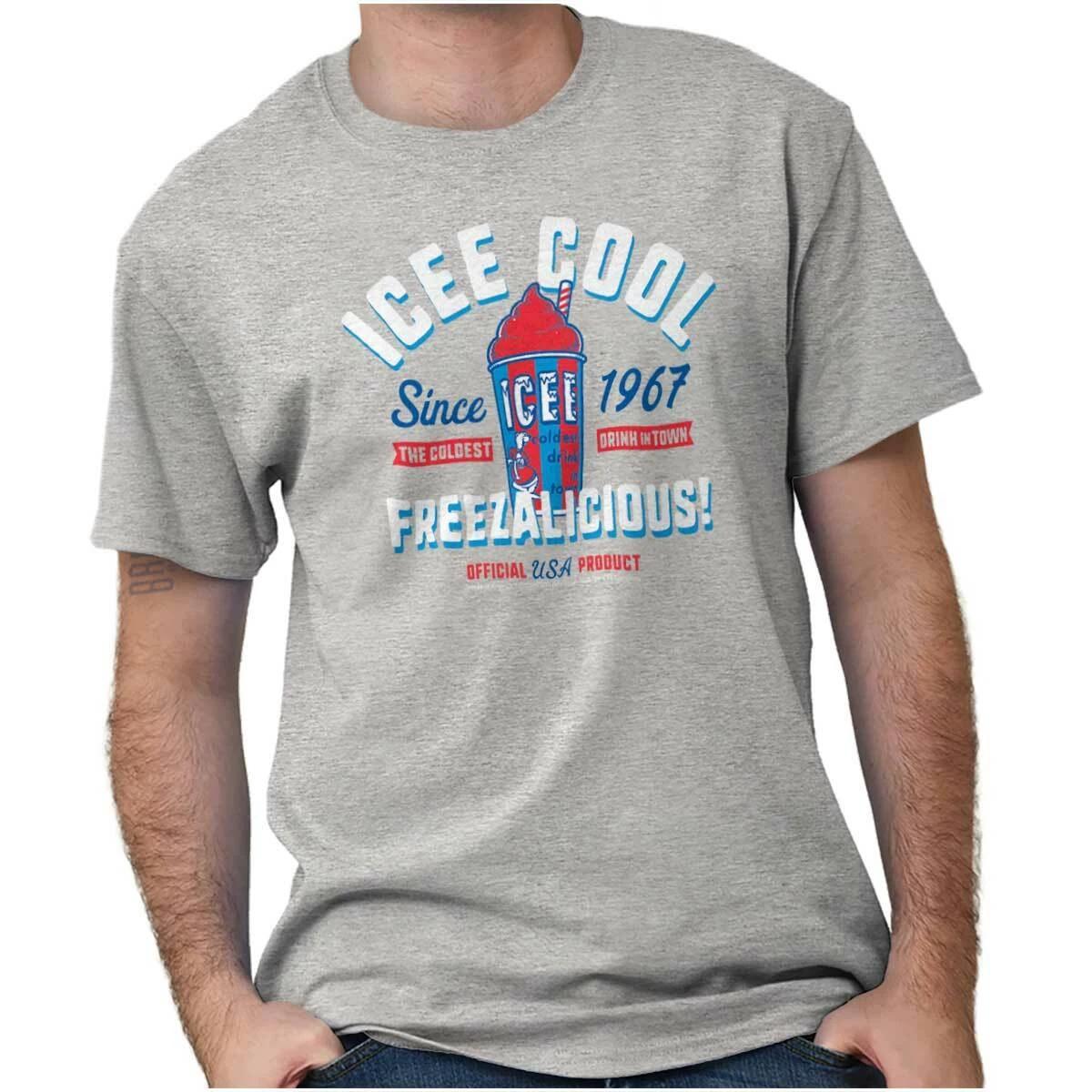 Official Icee Cool Freezalicious Retro Gift Adult Short Sleeve Crewneck Tee XL