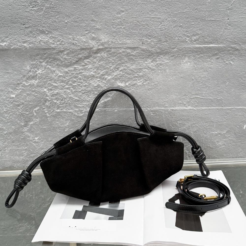 Hot Women's Bag Cowhide Light Leather Retro Single Shoulder Small Square Bag Women's High-Grade Texture  Single Shoulder Bag Hundred Styles Universal