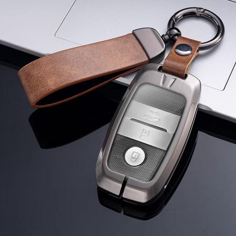 For KIA Rio Rio5 Sportage Ceed Cerato K3 KX3 K4 K5 Sorento Optima Picanto Accessories - Premium Metal Key Cases