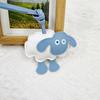 Cartoon Cute Pu Leather Trendy Sheep Backpack Pendant Keychain Couple Versatile Gift