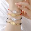 Dawapara Jungfrau Maria Kreuz Armband Verstellbar Jesus Mutter Gebet Segen Armband Edelstahl Religiöser Schmuck