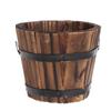 Baskets Pots Window Boxes Mini Flower Pot Vintage Whiskey Barrel Planter Desktop Garden Home Decor