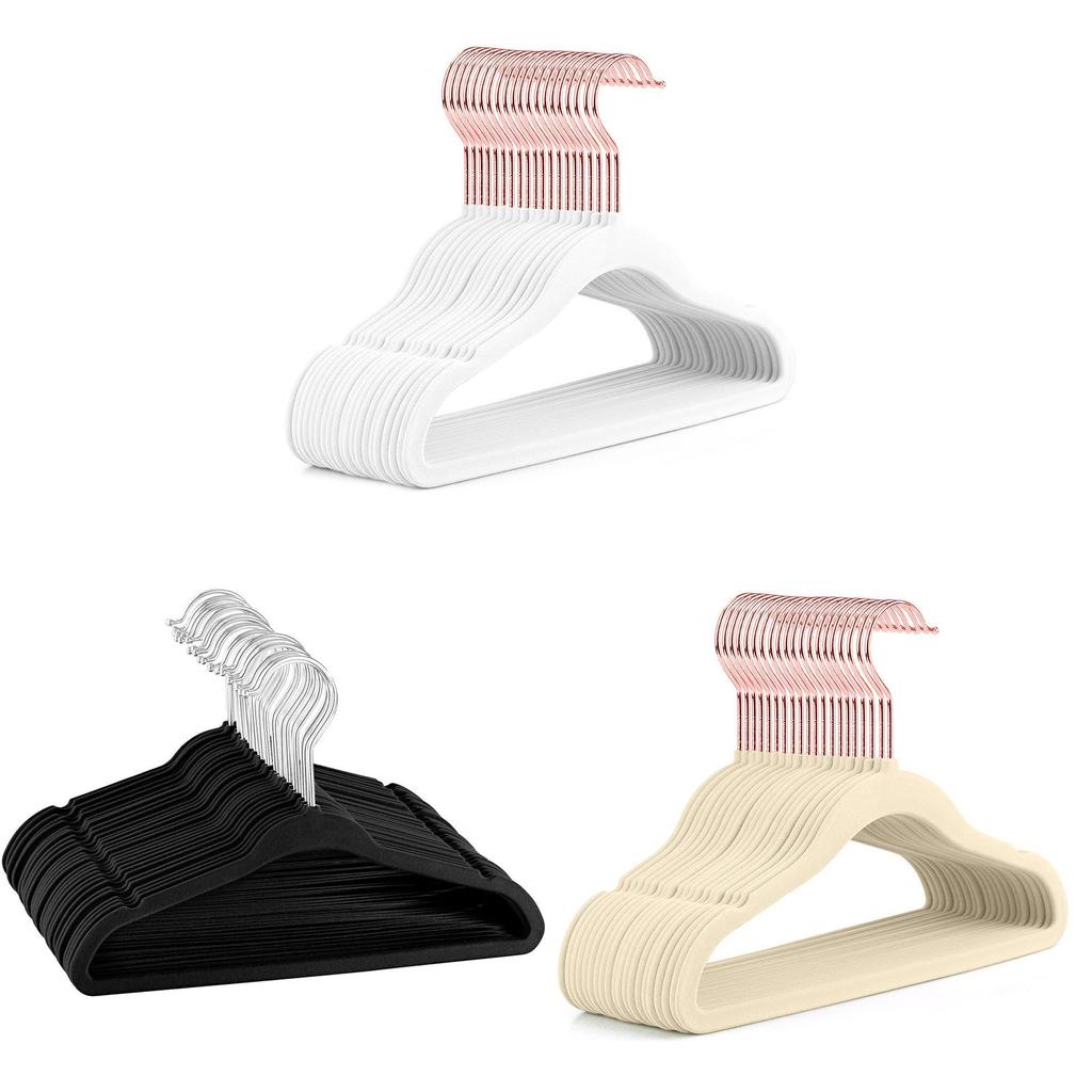 Plastic Suede Baby Clothes Hangers With Nonslip Design For Kids Storage And Organization