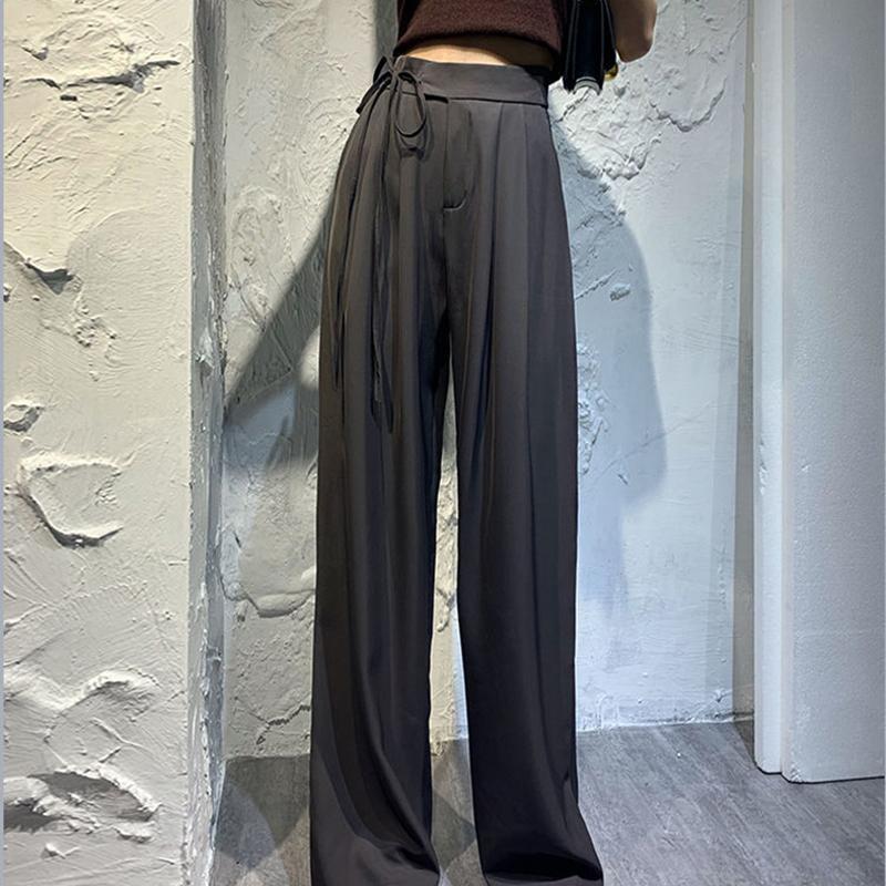 Flared Pants Women Loose Trousers Spring Autumn Casual Bottoms