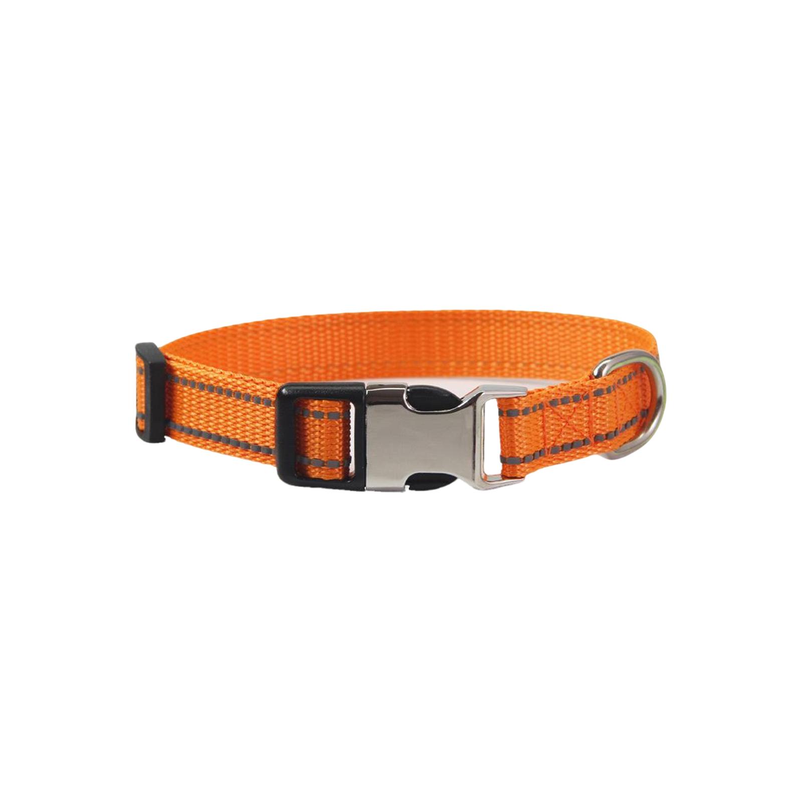 

Personalized Custom Dog Reflective Collar Collar To Prevent Lost Definition Name Phone Accessories Pet Collar XS оранжевый