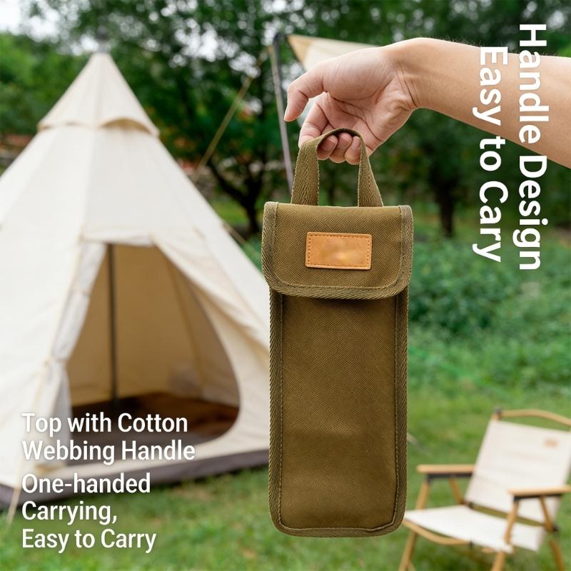 Camping Tent Nails Storage Pouches Tent Stakes Organizers Suitable for Mountaineering Camping Enthusiasts Large Capacity