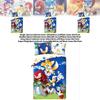 Sonic The Hedgehog Cartoon Bedding Set With Cotton Duvet Cover And Pillowcase For Bedroom Decor