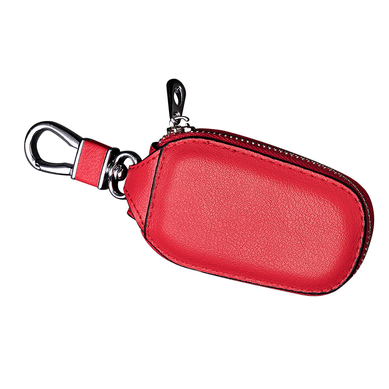 

Держатель для брелока автомобильного ключа, универсальный, большой вместимости, поясное крепление, прочный чехол для автомобильного ключа для дома, мужчин, офиса, синий Red красный