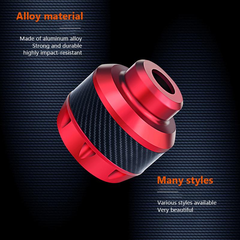 SEAMETAL 2Pcs Aluminum Alloy Motorcycle Crash Protector Scooter Wheel Front Fork Frame Falling Protection Pads Sliders Moto Exterior