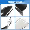 Side Door Mirror Covers for H-yundai Santa Cruz 2022 2023 2024 Accessories, ABS Exterior Rearview Mirror Guard Covers Moulding Trim