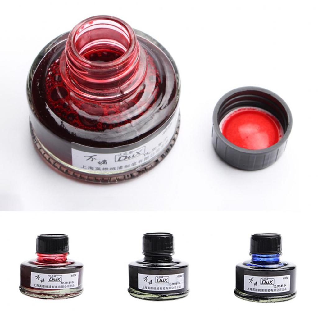 Mat 50ML Hladké psací pero Inkoust Skleněná lahvička Studentské školní kancelářské potřeby