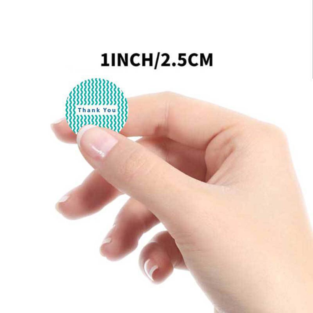 100-500pcs 8 Styles Round Thank You Sticker Seal Label Scrapbook Label DIY Handmade Cake Baking Decoration Stationery Stickers