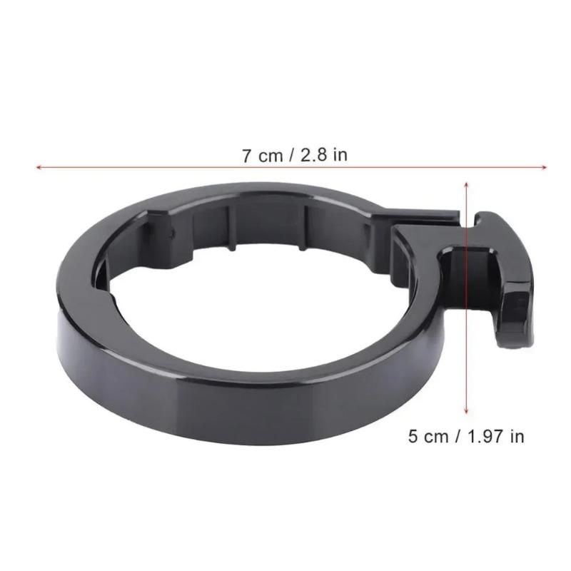 Klappring-Schnalle für Xiaomi M365/Pro/1S/Pro2 - ABS Anti-Rutsch-Schloss mit werkzeugloser Montage, 2025 Neues Klappbegrenzer (Schwarz)
