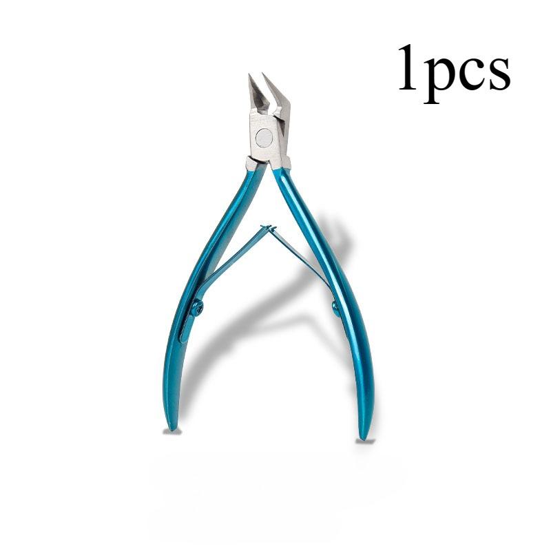 Professional Cuticle Nippers for Ingrown Toenails, Thick Nails - Slant Tip Nail Clippers, Dead Skin Remover, Pedicure Tool Set