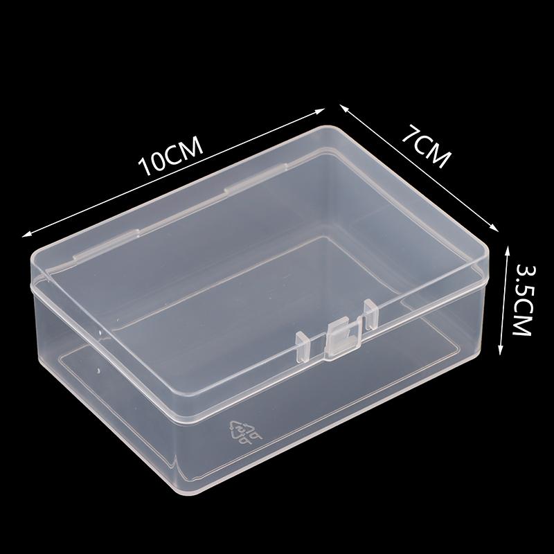 1Pc Transparent Card Storage Box Playing Card Plastic Box Holds Display Card Case For Postcard/Photos Organize Packaging Boxes