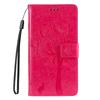 Emboss Cat Tree Cards Solt Wallet Case For OPPO A58 A38 A78 A98 A36 A76 A17 A96 A77 Realme 10 11 8i 9 Pro Plus C33 C53 5G Cover