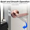 Passage Door Lever Set Aluminum Alloy Simple Modern Door Entry Lever Lock for Hallway Closet