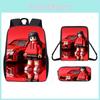 Roblox Cartoon Student Backpack Set With Breathable Lightweight Oxford Fabric For School Kids
