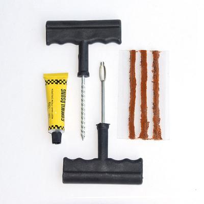 Car Bike Truck Motorcycle Tire Repair Kit Studding Tool Set Tubeless Tyre Puncture Plug Patch Strip Glue Garage Tool Accessories