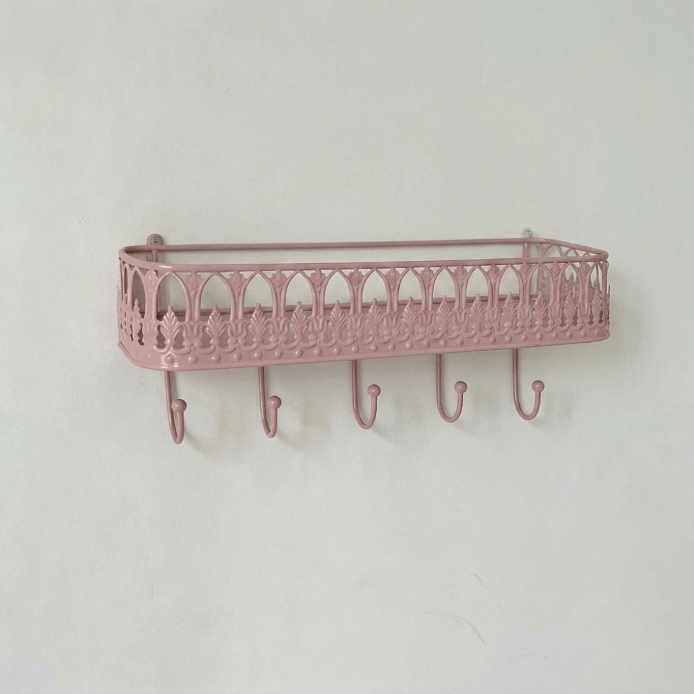 Quality Iron Metal Vintage Metal Wall Rack Key Clothes Storage Practical Storage Organizer