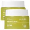 Hergestellt in Korea · Pretty Skin Schnecken Feuchtigkeitscreme Set (2 Stück) – Tief hydrierende & nährende Multi-Creme für glatte, elastische Haut (100ml x2)