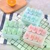 8 Hole Plastic Ice Cream Mold With Reusable Stick Chocolate Dessert Easy Release Mold Kids Popsicle Mold Tray DIY Ice Maker Tool