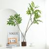 Simulated Nantian Bamboo Single Branch Multi-fork Fake Green Plant Home Furnishing Living Room Shopping Mall Decoration