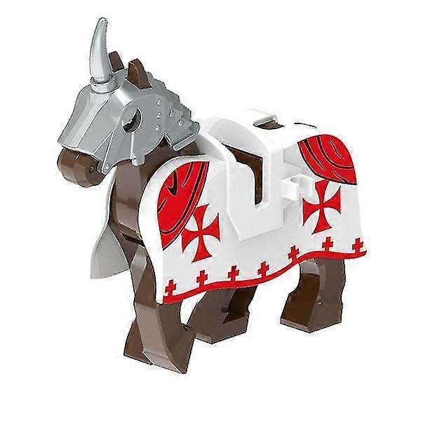 Mittelalterliche Figuren Antike Römische Minifiguren Ritter Soldat Actionfiguren Kreuzritter Pferde Bausteine Spielzeug Kinderspielzeug Geschenke