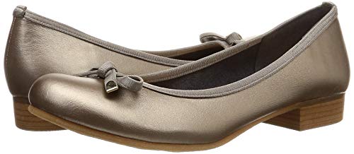 Mare Mare Daily Market Women's Ribbon Flats, Classic Color, Gunmetal, 22cm, 2E