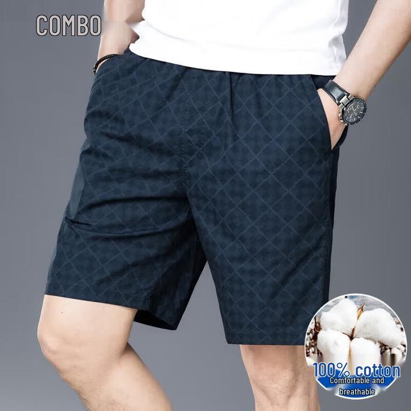 Kangbo Men s Summer Breathable Cotton Shorts L