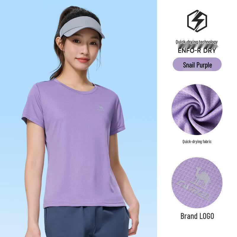 Camel Women s Crew Neck Short Sleeve T-shirt XL