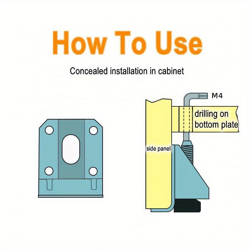 4Pcs/set Furniture Leveling Leg With Anti Slip Pad For Table Cabinet Adjustable Heavy Duty Leg Leveler Feet