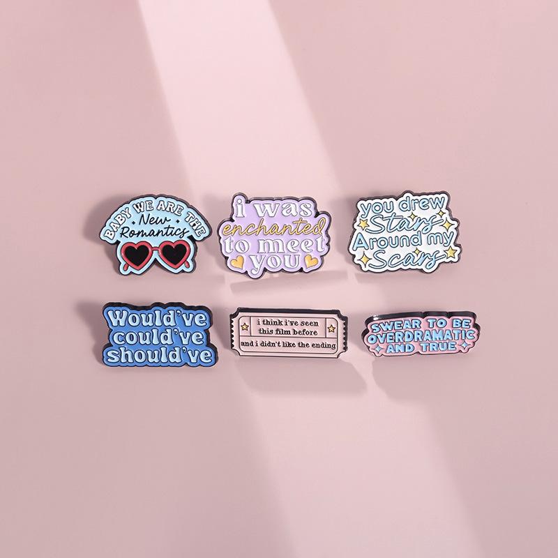 Trendy Alphabet Brooches Beautifully Crafted Metal Pins For Unique Styles Clothing