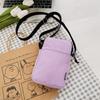 Women's Ultra-Light Crossbody Canvas Bag - Compact Summer Mobile Phone Carrier