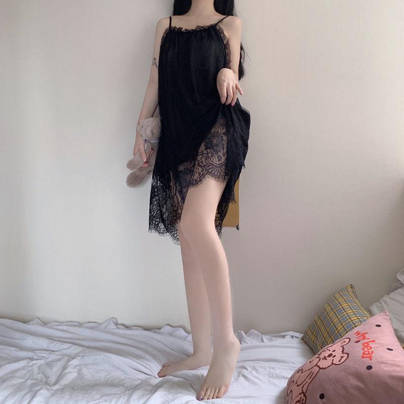 Women's Summer Fairy Camisole Nightgown - Sexy Princess Style with Lace, Sleeveless, Plus Size Pajamas