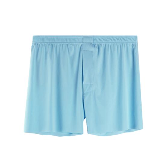 Yousheng Męska Bielizna Bokserki Elastyczny Design z Wysokim Stanem Oddychające Gładkie Szorty Majtki Jednolity Kolor Luźny Krój Majtki