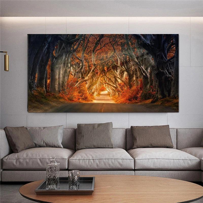 Beautiful Landscape Wall Art Painting Canvas Painting Scenery Wall Pictures Living Room Hedroom Home Decor