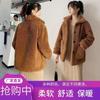 Winter New Imitation Lamb Fur Coat Women's High-necked Granular Sheep Shearing Short Coat Thickened