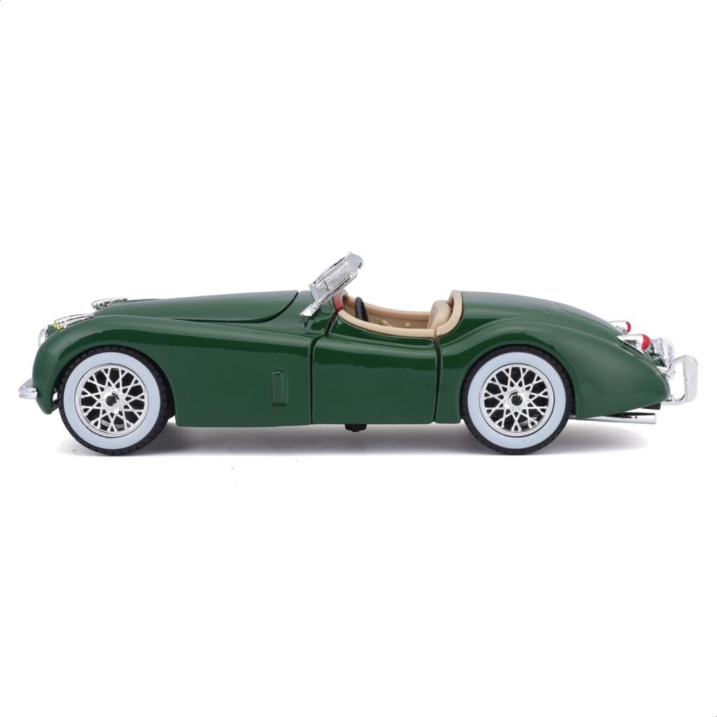 Bburago 1/24 Jaguar XK 120 Roadster 1951 Green / Diecast Miniature Car Ready-to-Run 18-22018 GN