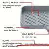 Silicone Faucet Mat Kitchen Sink Tray Soap Dispenser Sponge Drain Pad Sink SplashDrying Mat Countertop Storage Tray SoapTrayS
