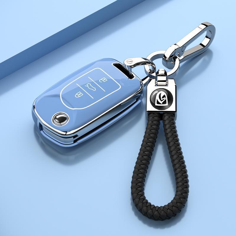 Baojun 730 Folding Key Case Luxury Protective Shell for 7-Seater 