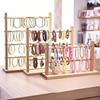 Storage Shelf Wooden Storage Rack 2/3/4 Layer Jewelry Organizer Holder Bracelet Frame  Living Room