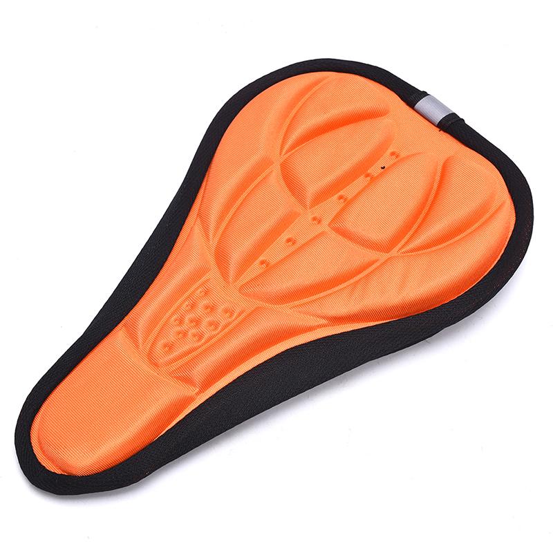 Bicycle Silicone 3D Gel Saddle Seat Cover Pad Padded Soft Cushion Comfort