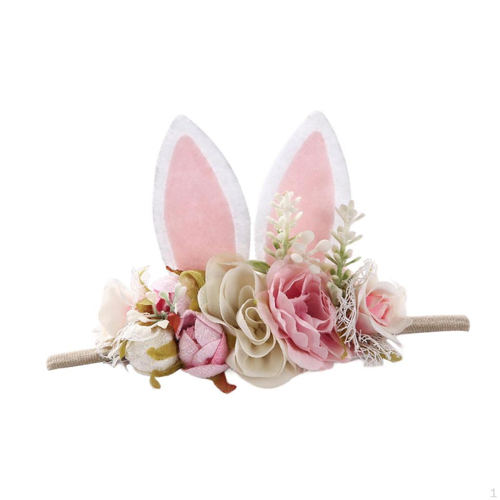 Rabbit Ears Headband Decor Festival Kids Elastic for 0-4 Years